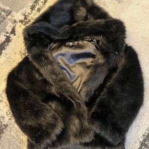 Missguided faux fur coat